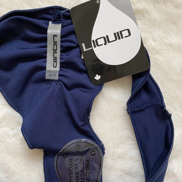 3/$25 NWT Liquid Navy Cheeky Bikini Bottom - Picture 5 of 7